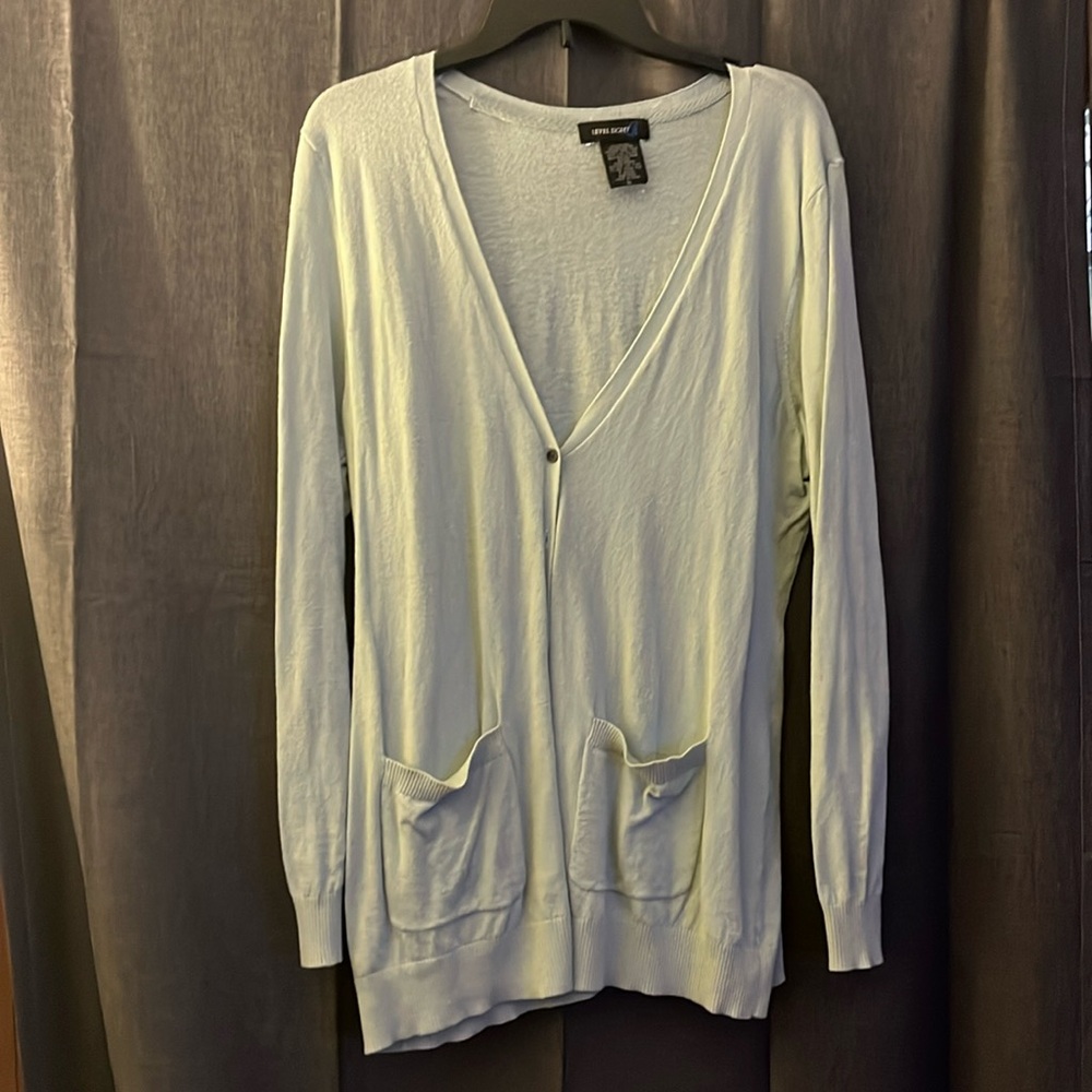 Pale Green Cardigan